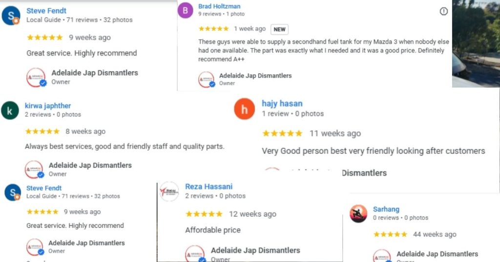 Adelaide jap dismantlers Reviews
